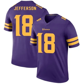 Justin Jefferson Minnesota Vikings Youth Color Rush Legend Nike Jersey - Purple