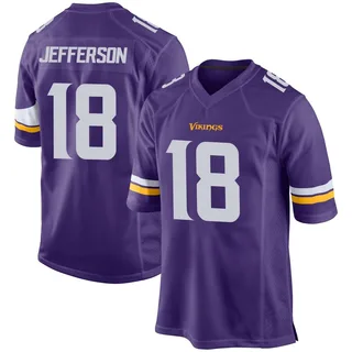 Justin Jefferson Minnesota Vikings Youth Game Team Color Nike Jersey - Purple