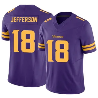 Justin Jefferson Minnesota Vikings Youth Limited Alternate Vapor F.U.S.E. Nike Jersey - Purple