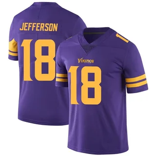 Justin Jefferson Minnesota Vikings Youth Limited Color Rush Nike Jersey - Purple